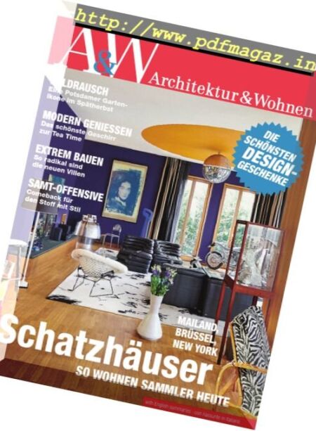 Architektur & Wohnen – Dezember 2016 – Januar 2017 Cover
