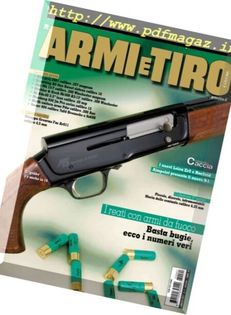 Armi e Tiro – Gennaio 2017 Cover
