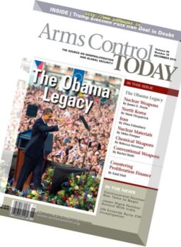 Arms Control Today – December 2016