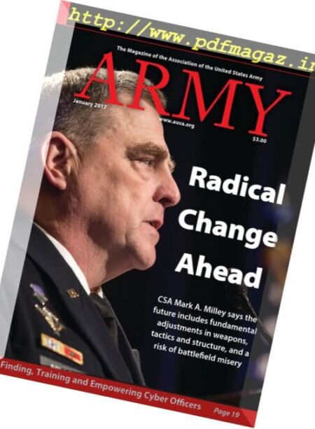Army – January 2017 Cover