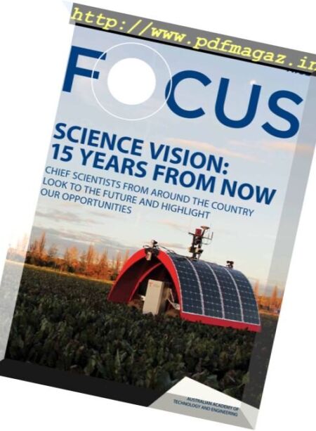 ATSE Focus Magazine – June 2016 Cover