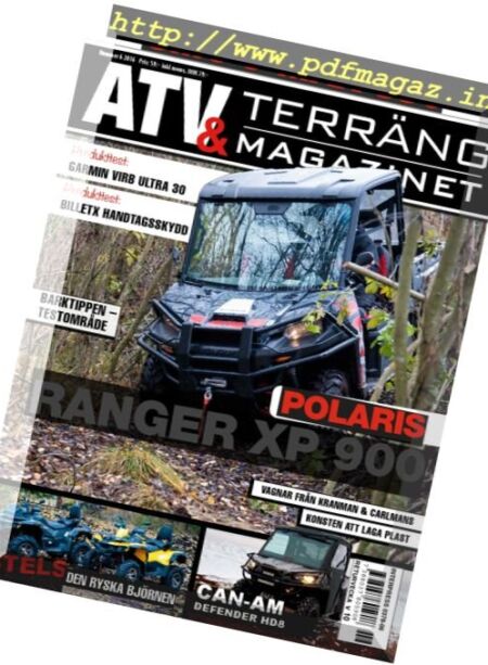 ATV & Terrang Magazinet – Nr.6, 2016 Cover