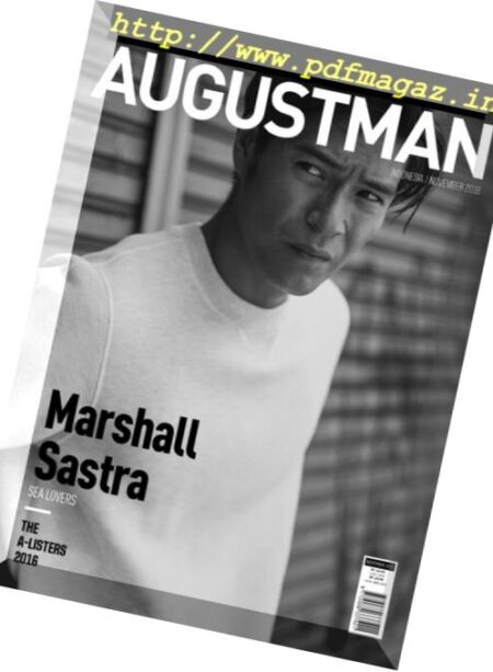 August Man Indonesia – November 2016 Cover
