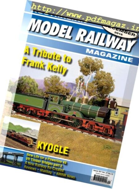 Australian Model Railway – December 2016 Cover