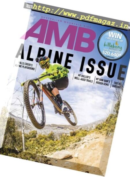 Australian Mountain Bike – Issue 158, 2016 Cover