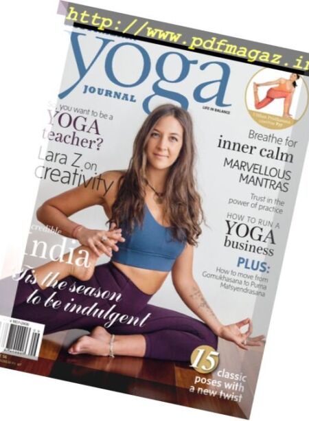 Australian Yoga Journal – January 2017 Cover