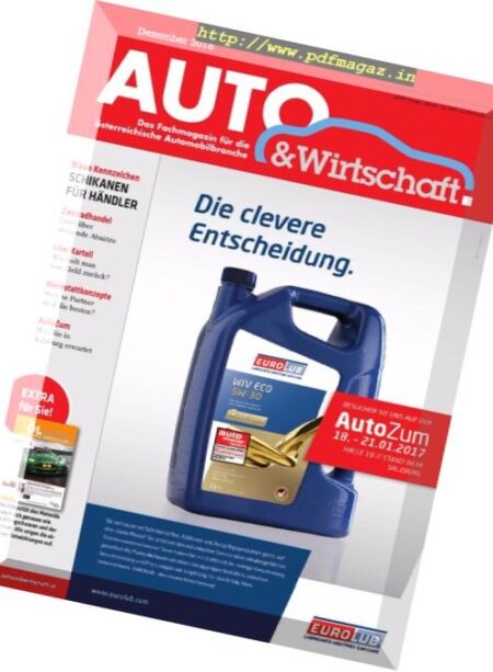 Auto & Wirtschaft – Dezember 2016 Cover