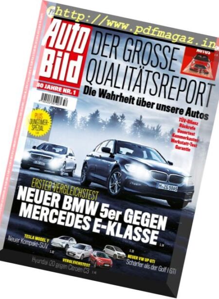 Auto Bild Germany – 16 Dezember 2016 Cover