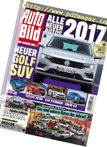 Auto Bild Germany – 23 Dezember 2016 Cover