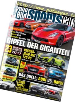 Auto Bild Sportscars – Januar 2017