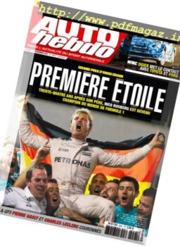 Auto Hebdo – 30 Novembre 2016