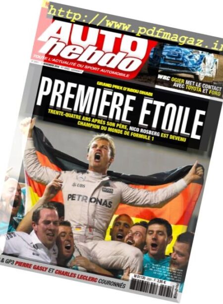 Auto Hebdo – 30 Novembre 2016 Cover