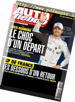Auto Hebdo – 7 Decembre 2016