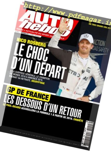 Auto Hebdo – 7 Decembre 2016 Cover