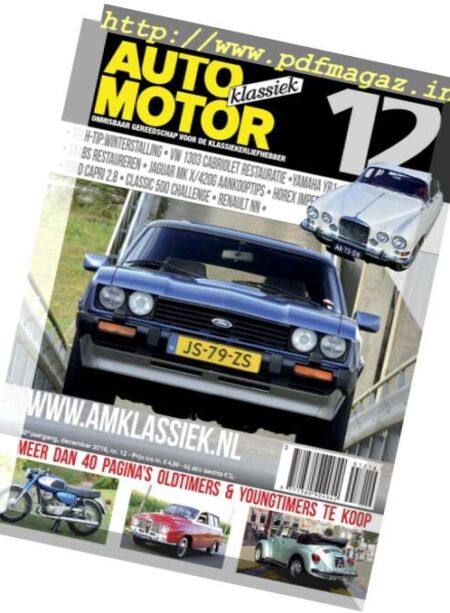 Auto Motor Klassiek – December 2016 Cover