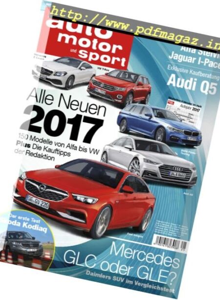 Auto Motor und Sport – 24 November 2016 Cover