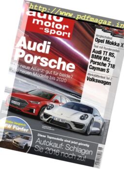 Auto Motor und Sport – 8 Dezember 2016