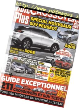 Auto Plus – Hors Serie Crossovers N 3, – 2016