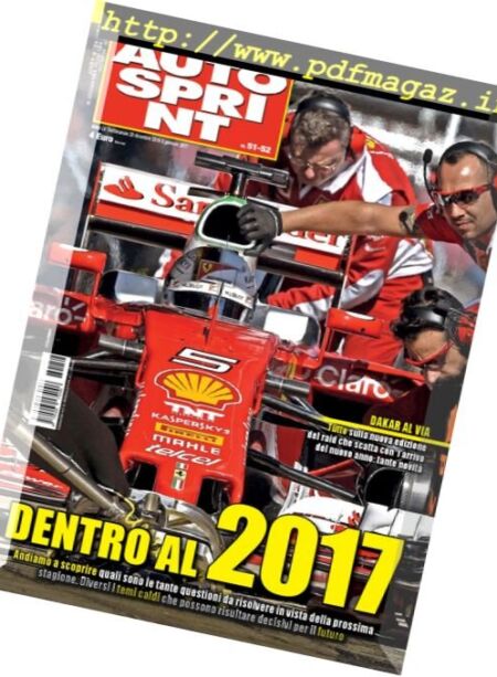 Auto Sprint – 20 Dicembre 2016 Cover