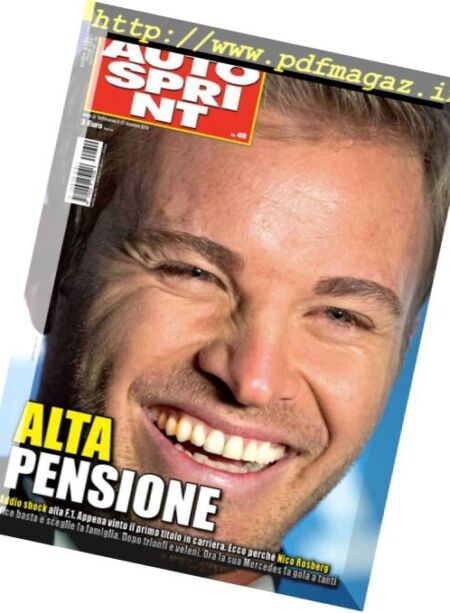 Auto Sprint – 6 Dicembre 2016 Cover