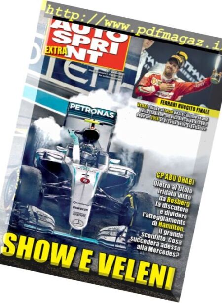 Auto Sprint Extra – Novembre 2016 Cover