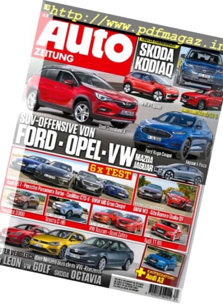 Auto Zeitung – 16 November 2016 Cover