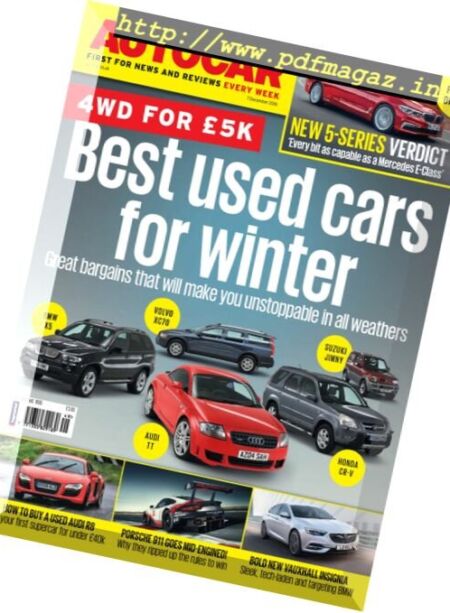 Autocar UK – 7 December 2016 Cover