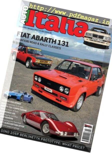 AutoItalia – January 2017 Cover