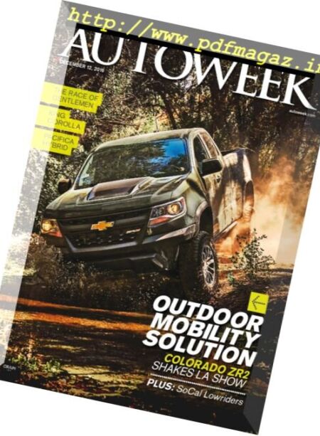 Autoweek – 12 December 2016 Cover