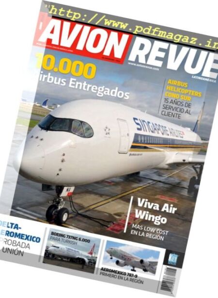 Avion Revue Internacional Latino – Enero 2017 Cover