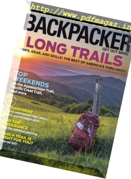 Backpacker – December 2016 – January 2017 Cover