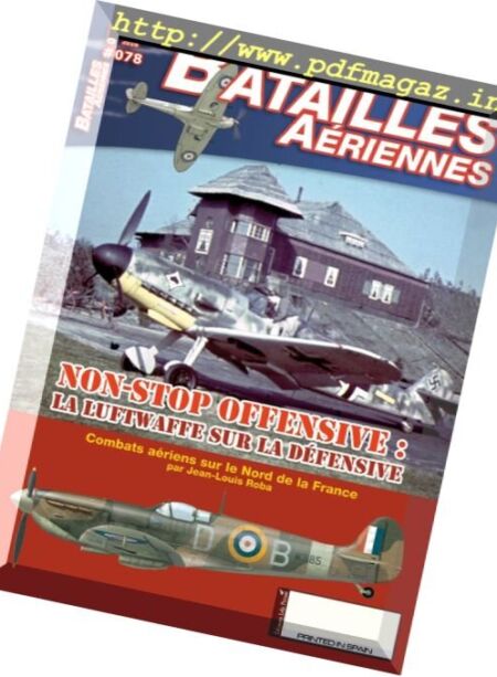 Batailles Aeriennes – Octobre-Novembre-Decembre 2016 Cover