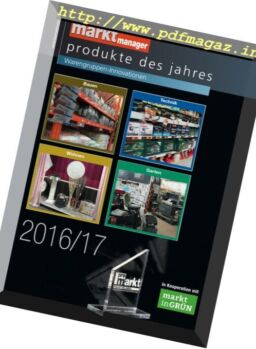 Bau Markt Manager – Produkte des Jahres 2016-2017
