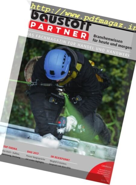 Baustoff Partner – November 2016 Cover