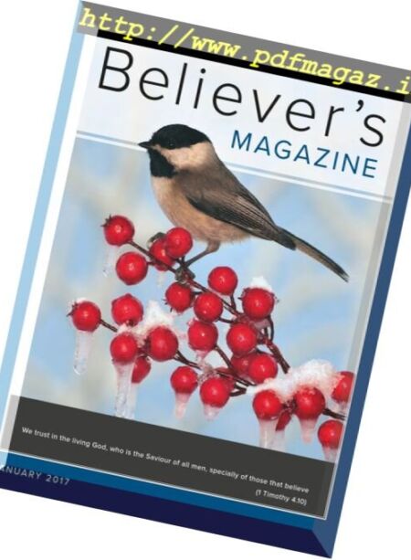 Believer’s Magazine – January 2017 Cover