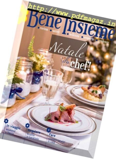 Bene Insieme – Dicembre 2016 Cover