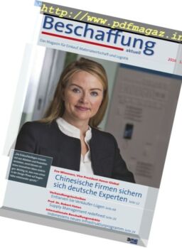 Beschaffung Aktuell – Nr.12, 2016
