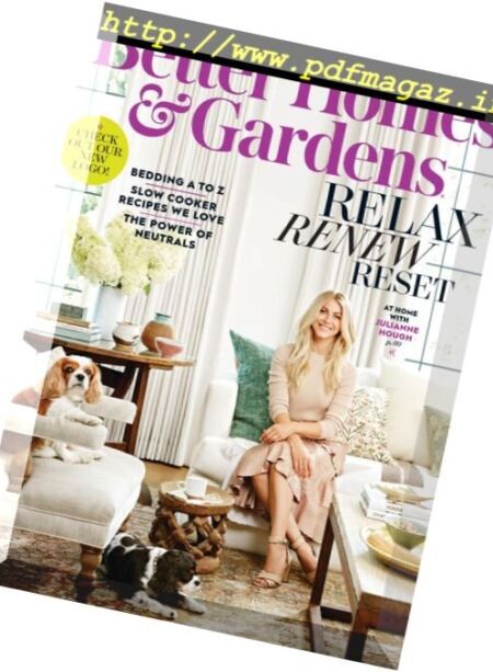 Better Homes and Gardens USA – January 2017 Cover