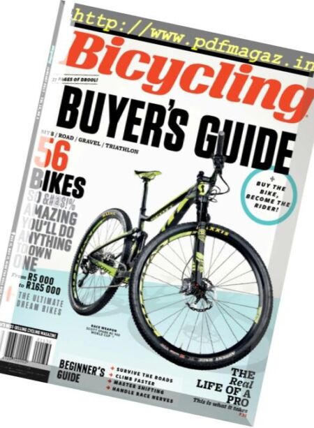 Bicycling South Africa – January 2017 Cover