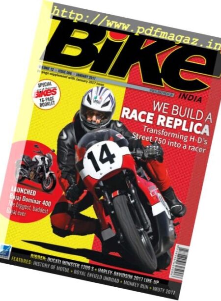 Bike India – January 2017 Cover