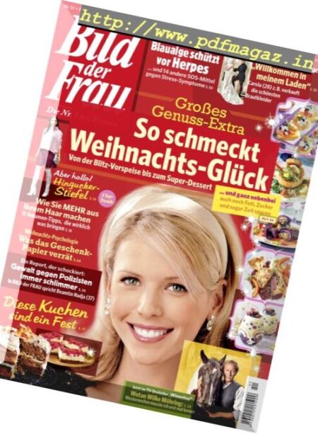 Bild der Frau – 16 Dezember 2016 Cover