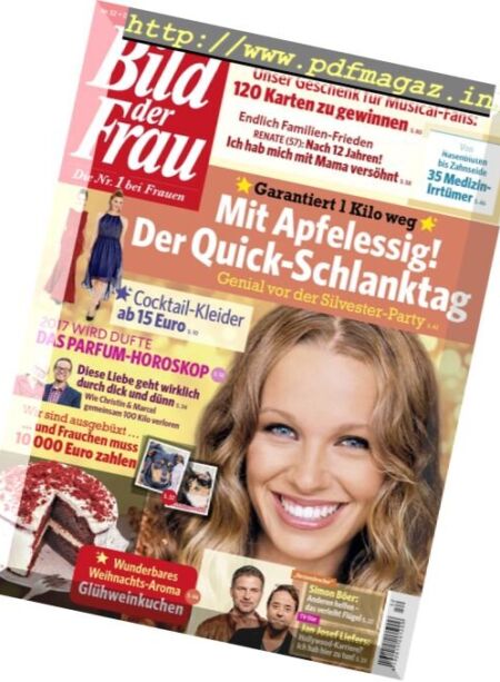 Bild der Frau – 22 Dezember 2016 Cover