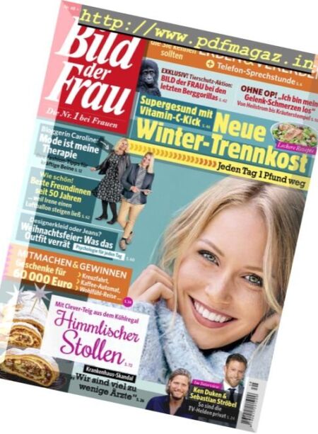 Bild der Frau – 25 November 2016 Cover