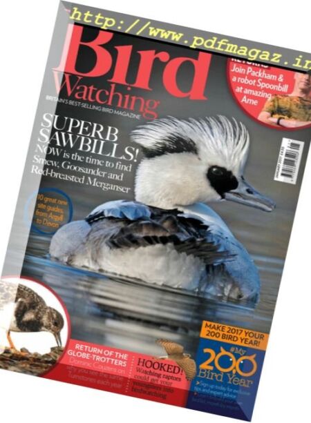 Bird Watching UK – January 2017 Cover