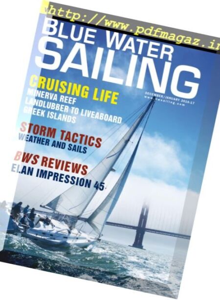 Blue Water Sailing – December 2016 – January 2017 Cover