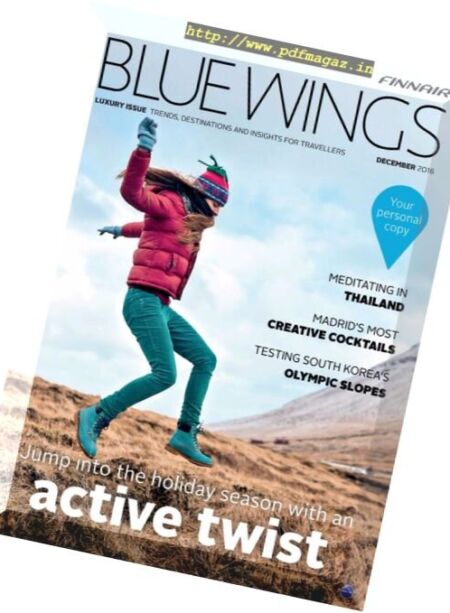 Blue Wings – December 2016 Cover