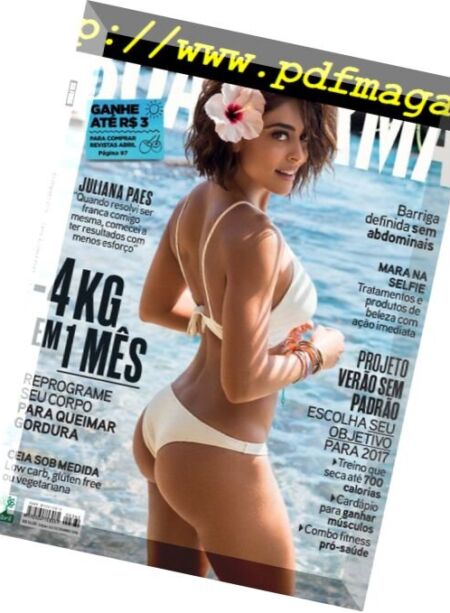Boa Forma – Brazil Issue 362, Dezembro 2016 Cover