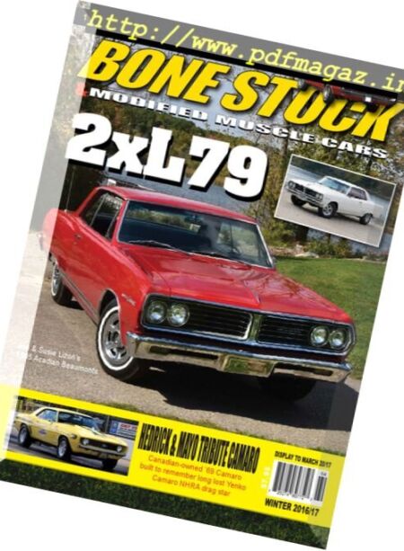 Bone Stock & Modified Muscle Cars – Winter 2016-2017 Cover