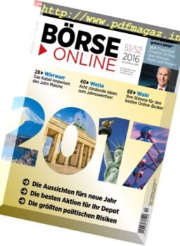 Borse Online – 22 Dezember 2016