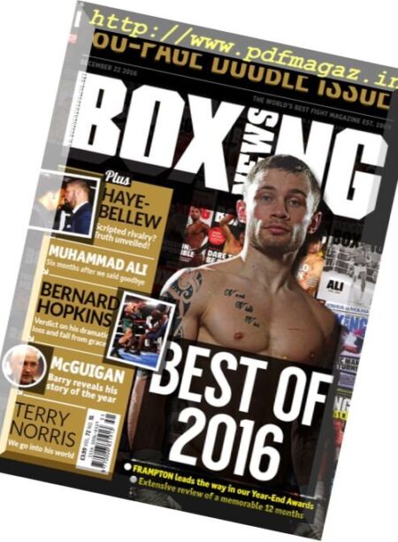 Boxing News – 22 December 2016 Cover